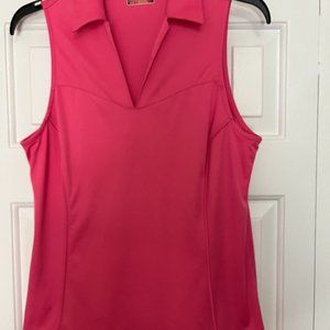 Golf Shirt  GrandSlam M soft red color pullover V neck